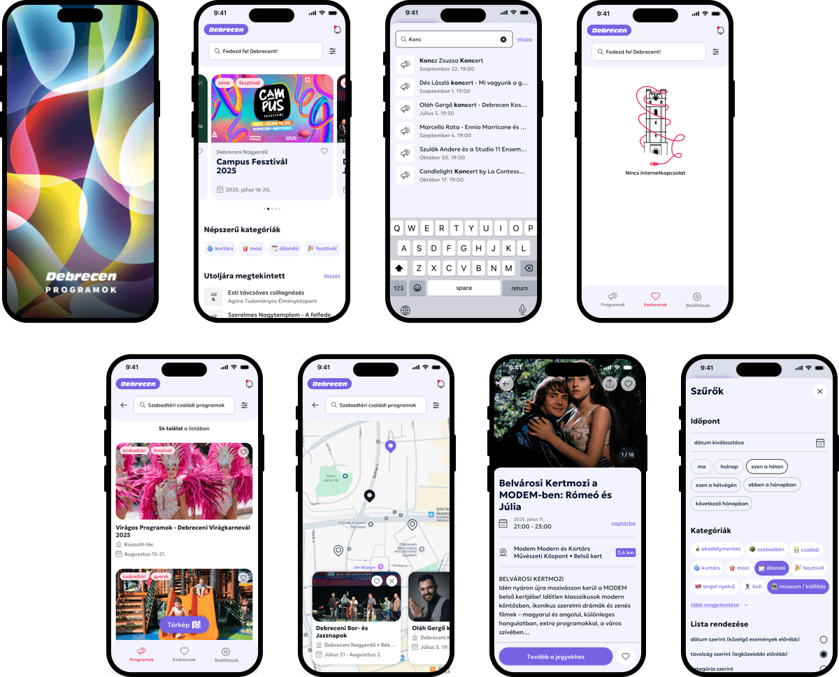 Friss és lendületes UI design